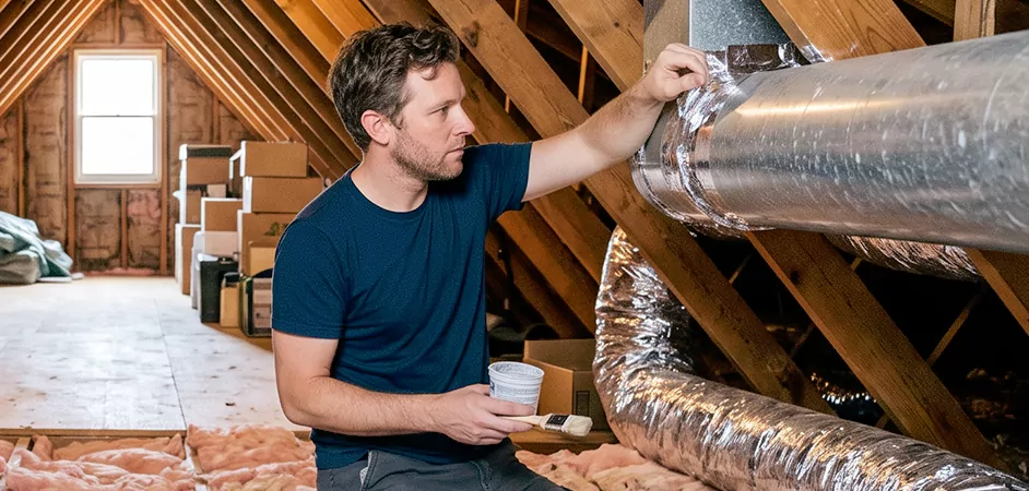 Duct Board Leak Repair in Newark
