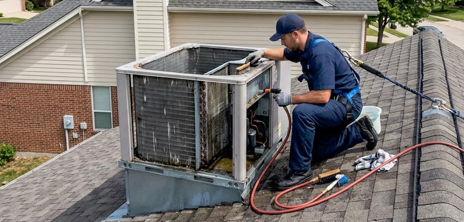 Rooftop Unit Cleaning in Newark