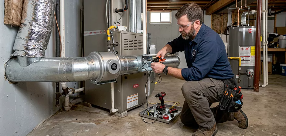 Booster Fan Installation in Newark