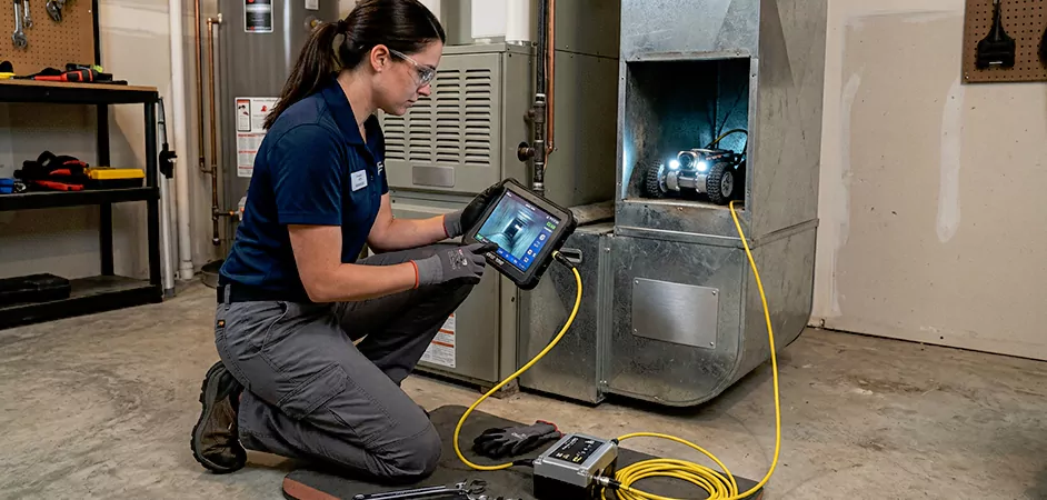 Robotic Duct Inspection in Newark